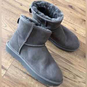 UGG Gray Ankle Boots